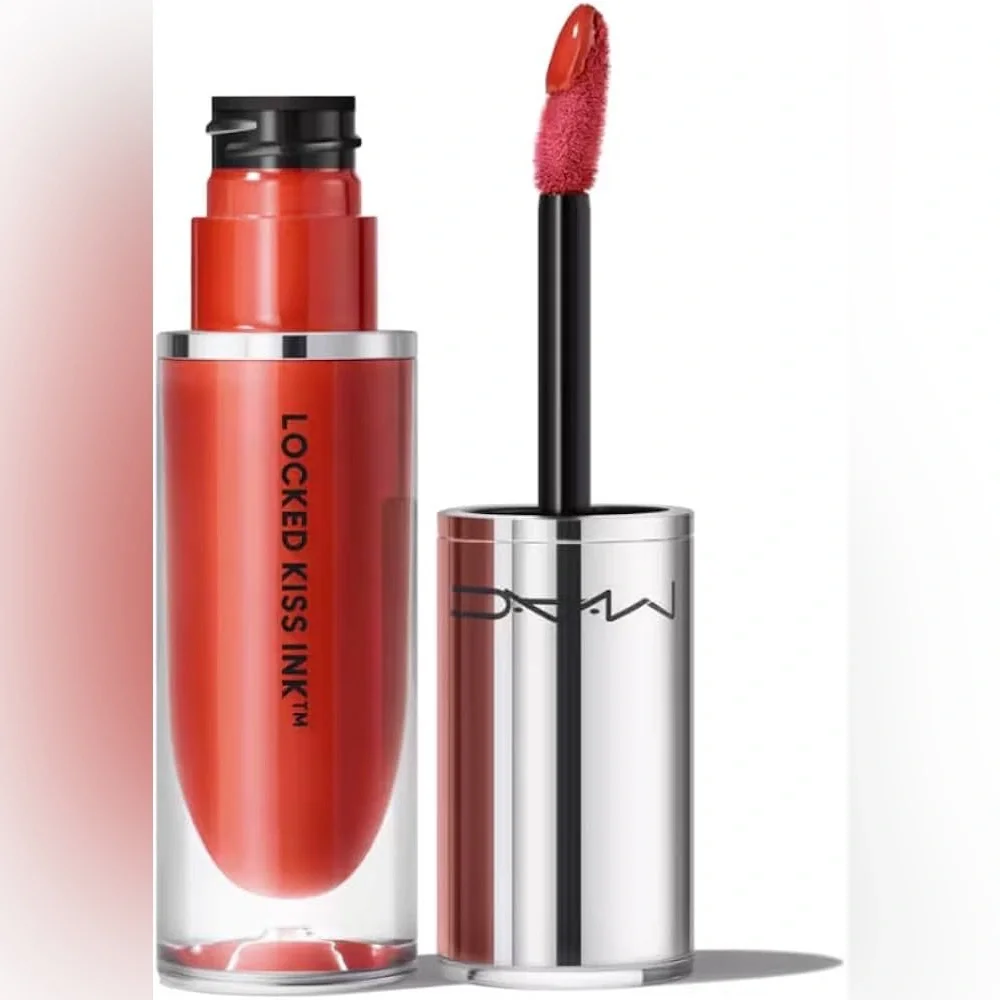 BNIB MAC Cosmetics Locked Kiss Ink Liquid Lipstick — Brazen - Picture 1 of 4